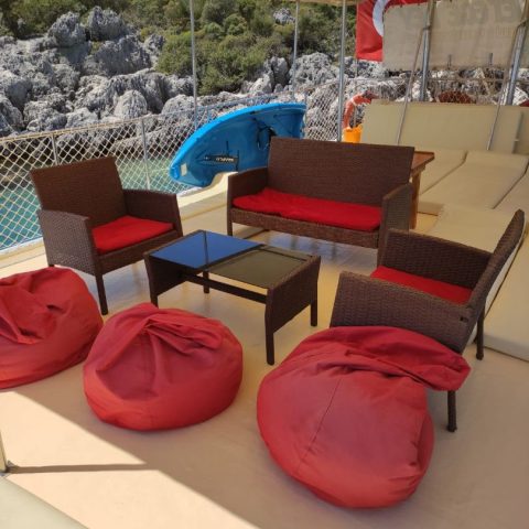 Ahmet Ege Bey Boat İç Görsel Özel Tekne Turu